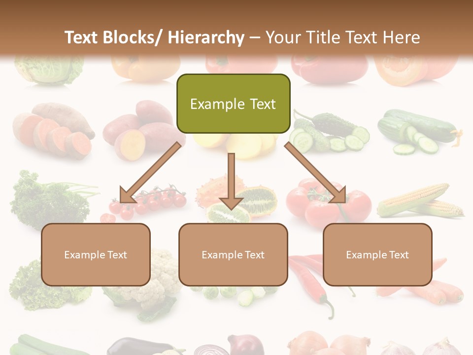 Collection Onion Bell Pepper PowerPoint Template