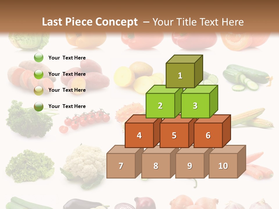 Collection Onion Bell Pepper PowerPoint Template