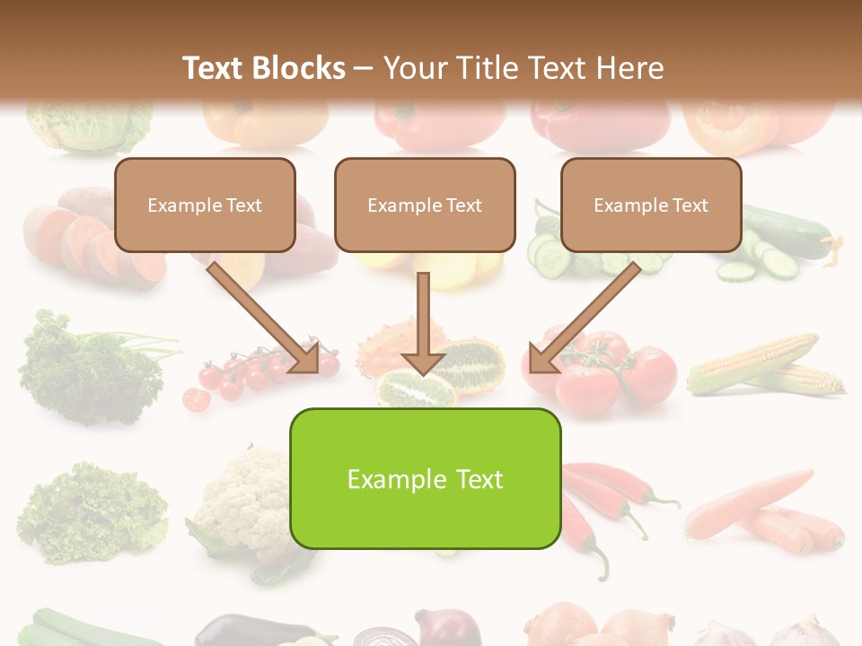 Collection Onion Bell Pepper PowerPoint Template