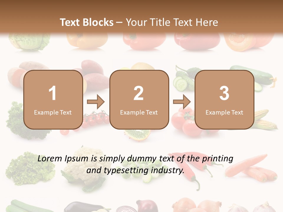 Collection Onion Bell Pepper PowerPoint Template