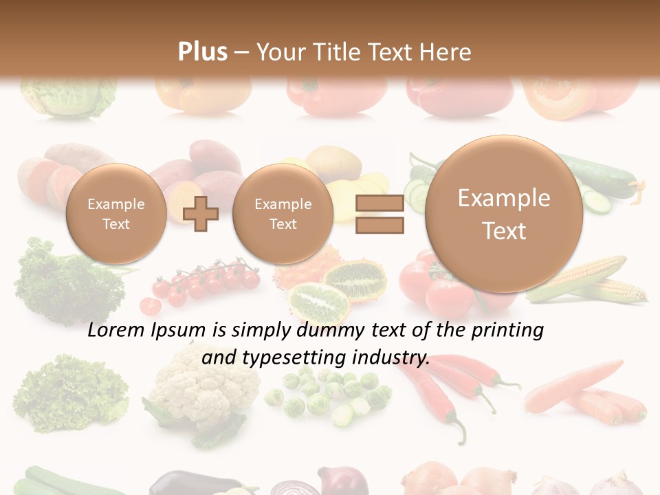 Collection Onion Bell Pepper PowerPoint Template