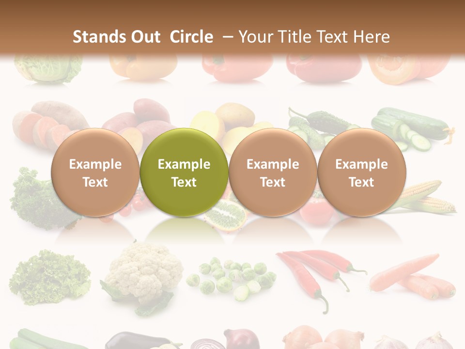 Collection Onion Bell Pepper PowerPoint Template
