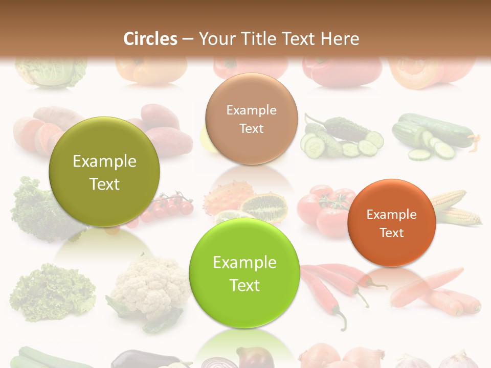 Collection Onion Bell Pepper PowerPoint Template