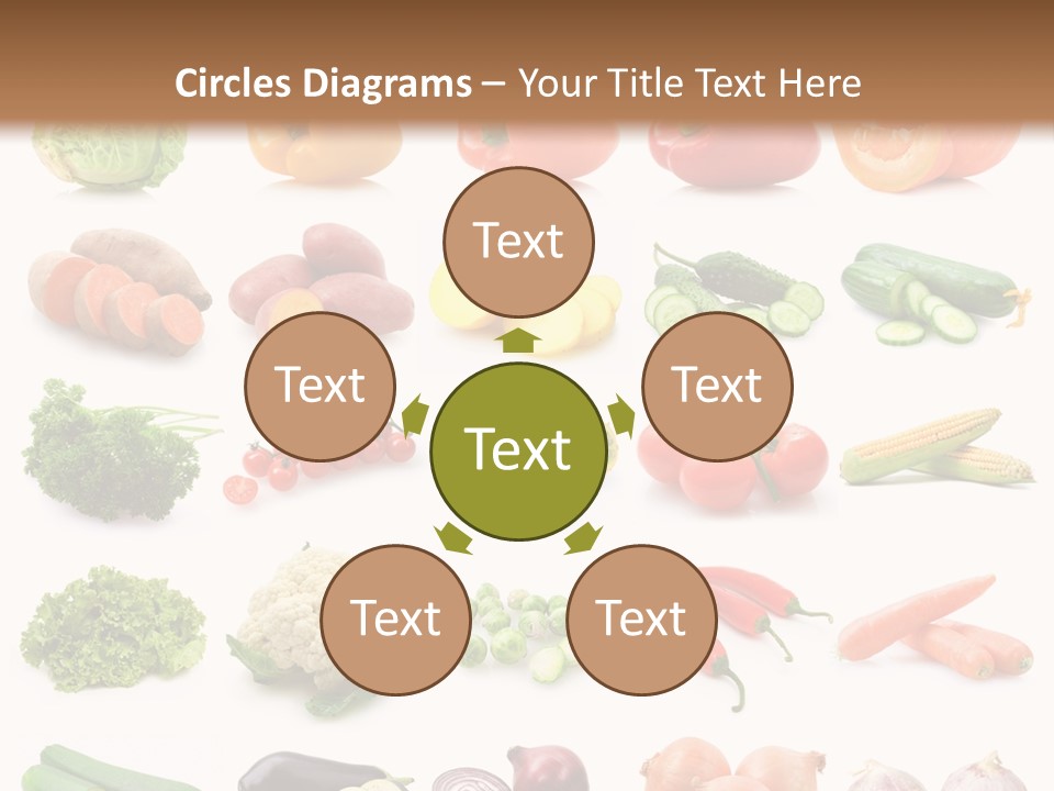 Collection Onion Bell Pepper PowerPoint Template