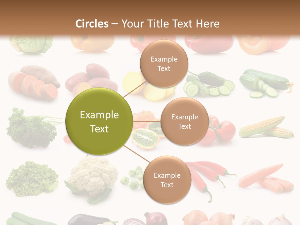 Collection Onion Bell Pepper PowerPoint Template