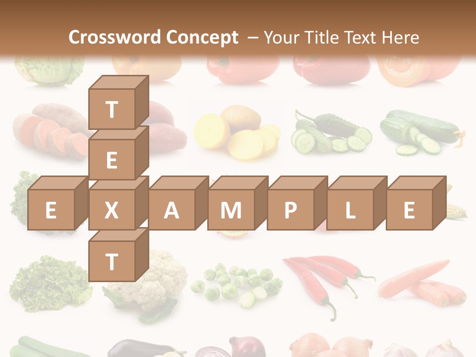 Collection Onion Bell Pepper PowerPoint Template