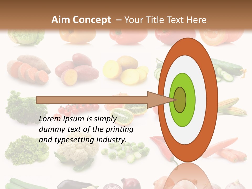 Collection Onion Bell Pepper PowerPoint Template