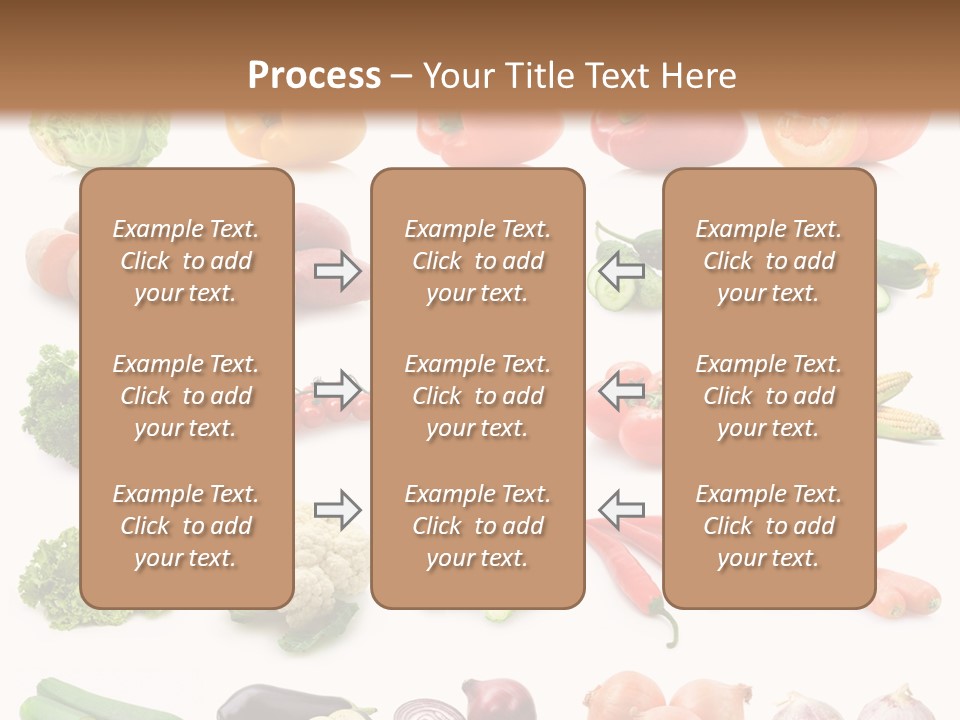 Collection Onion Bell Pepper PowerPoint Template