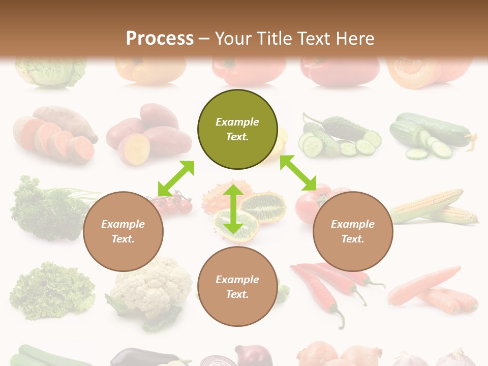 Collection Onion Bell Pepper PowerPoint Template