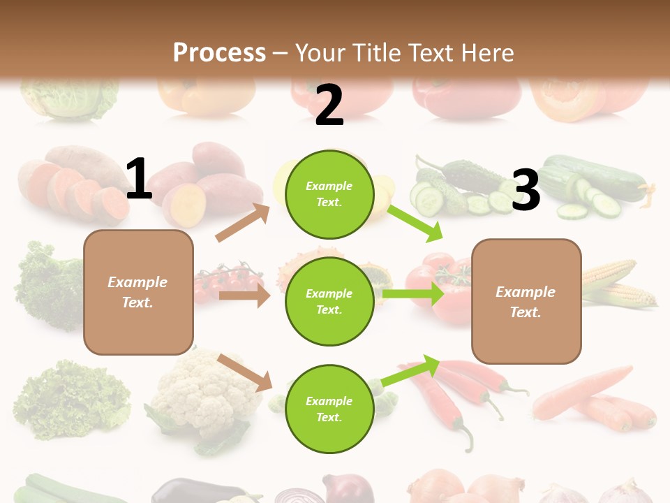 Collection Onion Bell Pepper PowerPoint Template