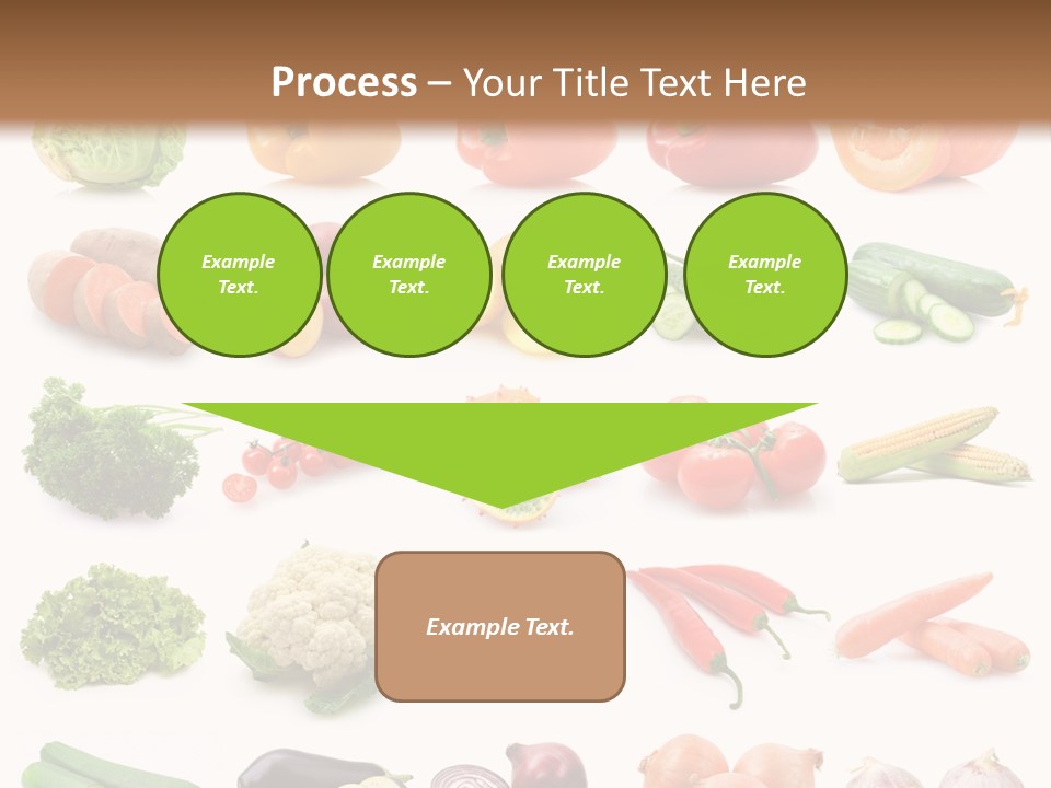 Collection Onion Bell Pepper PowerPoint Template