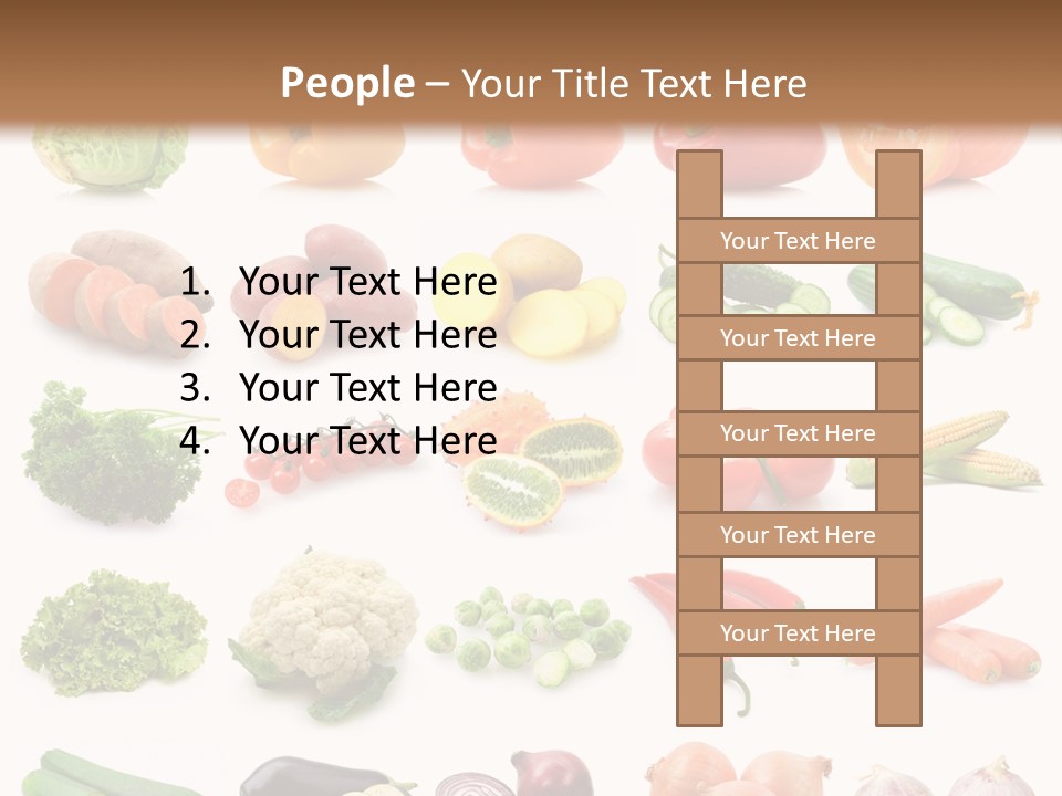 Collection Onion Bell Pepper PowerPoint Template