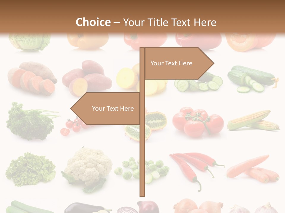 Collection Onion Bell Pepper PowerPoint Template