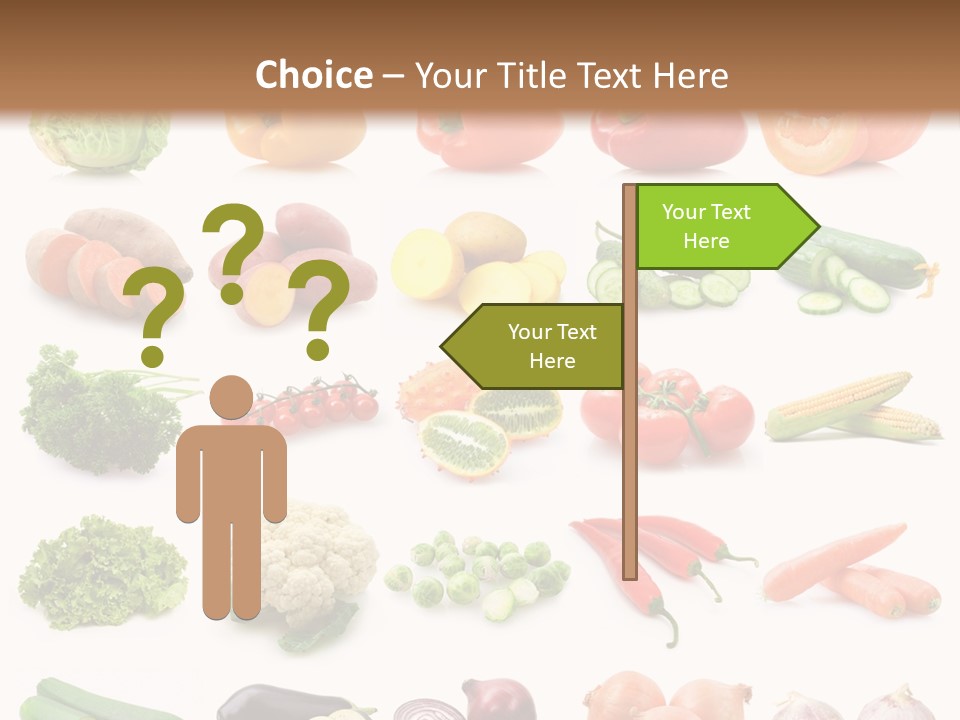 Collection Onion Bell Pepper PowerPoint Template