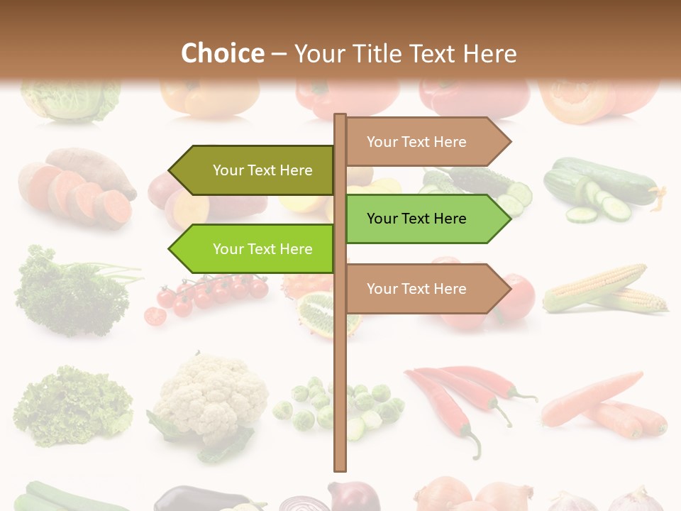 Collection Onion Bell Pepper PowerPoint Template