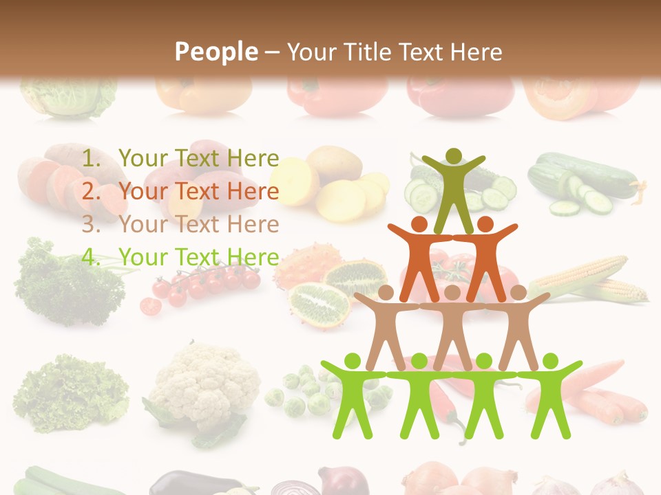 Collection Onion Bell Pepper PowerPoint Template