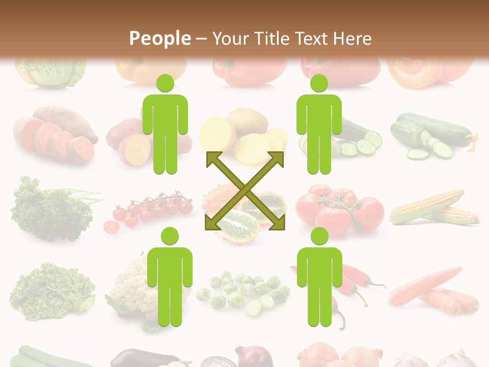 Collection Onion Bell Pepper PowerPoint Template