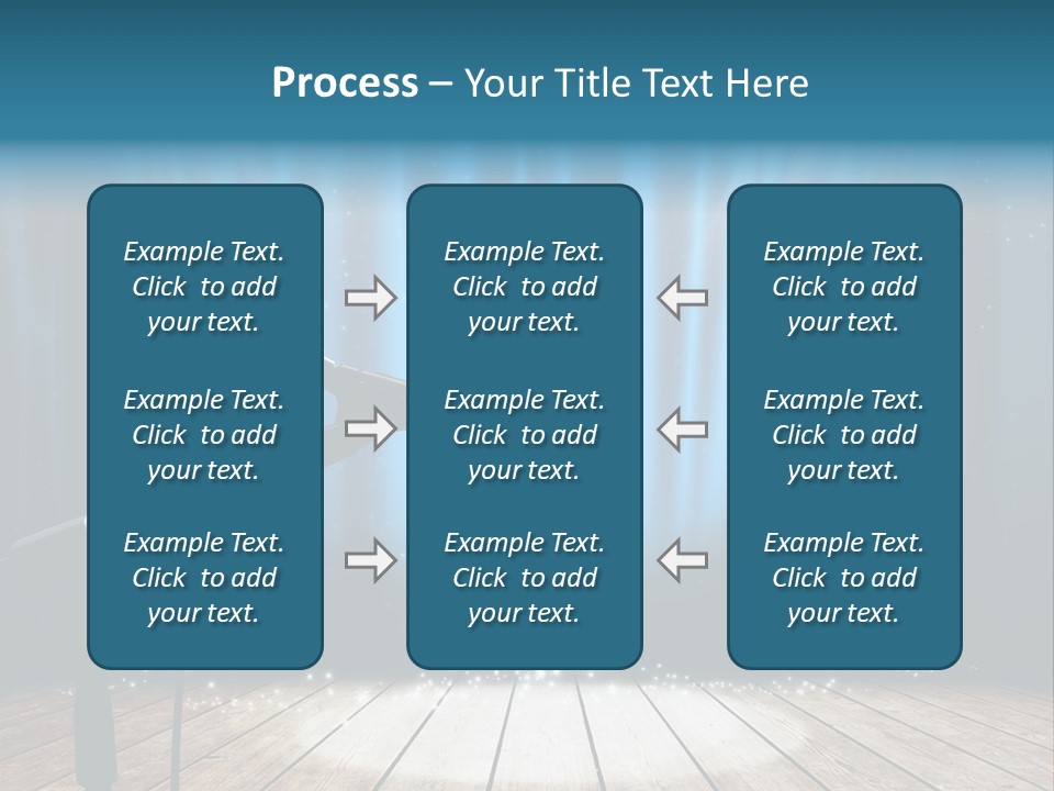 Karaoke Voice Wood PowerPoint Template