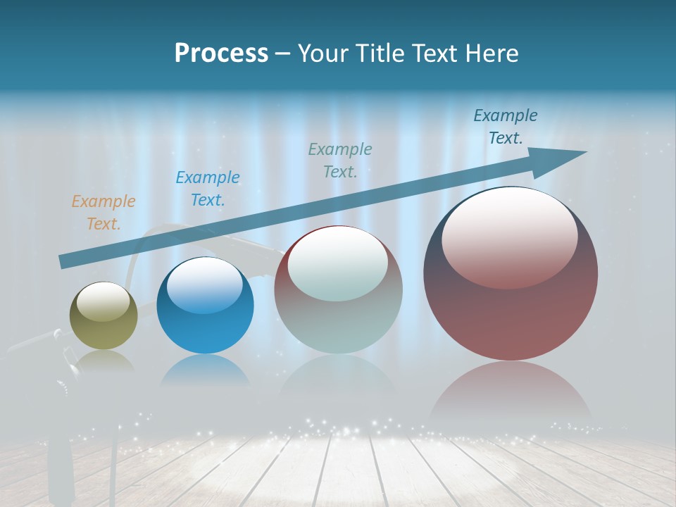 Karaoke Voice Wood PowerPoint Template