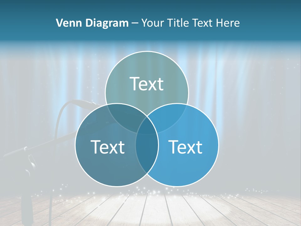 Karaoke Voice Wood PowerPoint Template