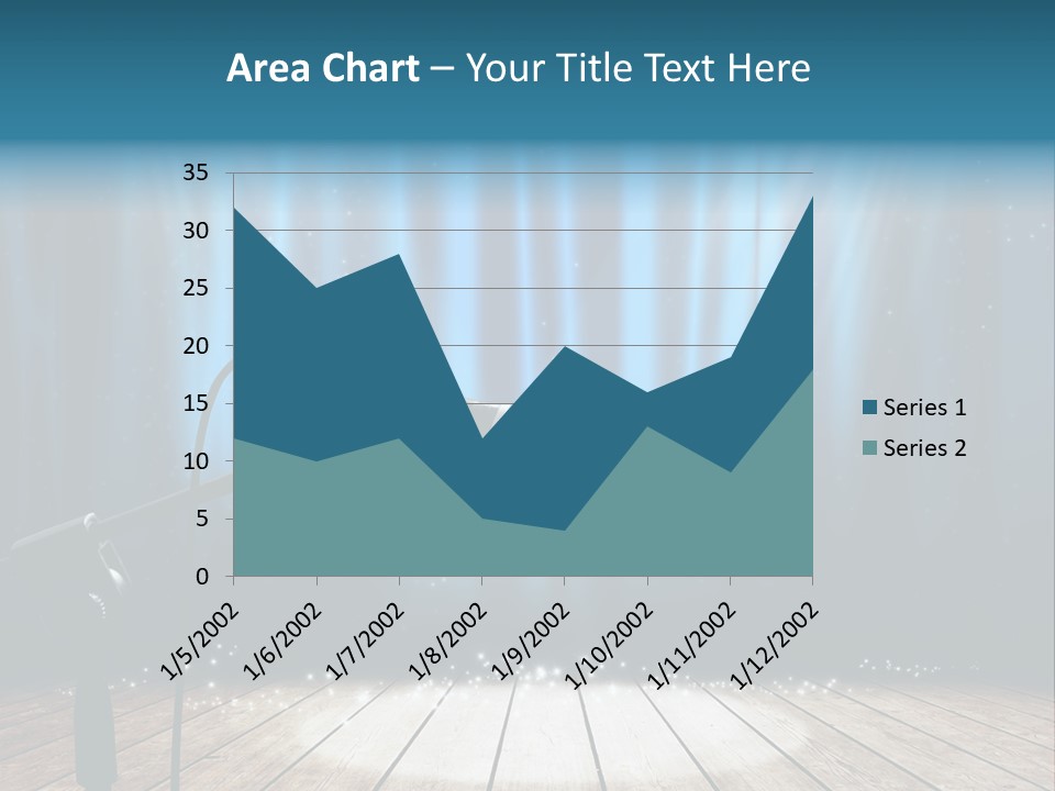 Karaoke Voice Wood PowerPoint Template