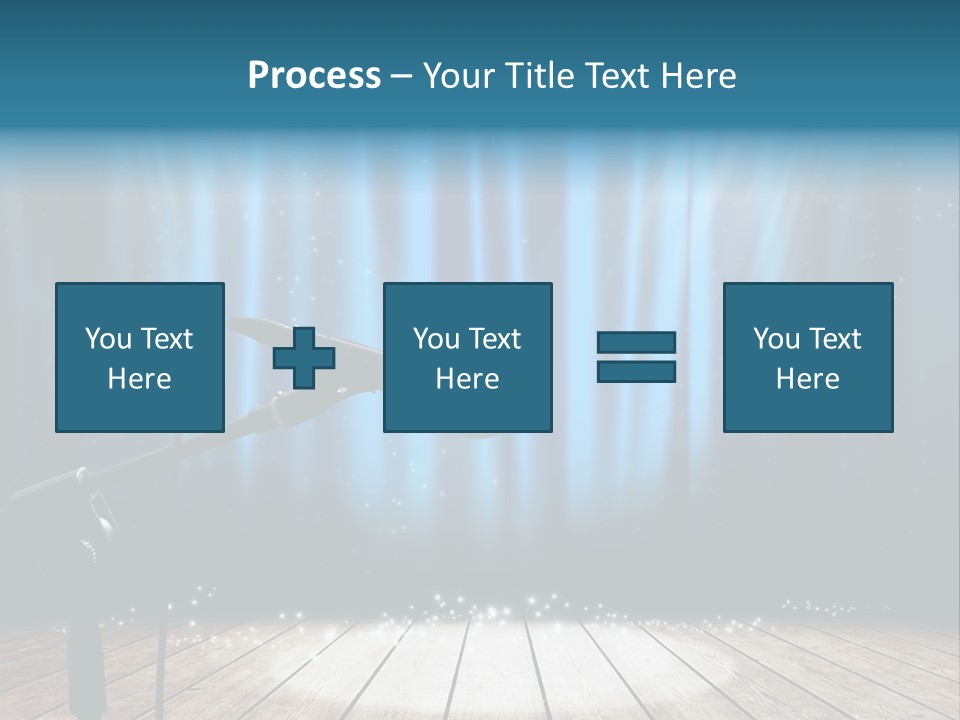 Karaoke Voice Wood PowerPoint Template