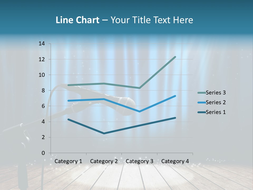 Karaoke Voice Wood PowerPoint Template