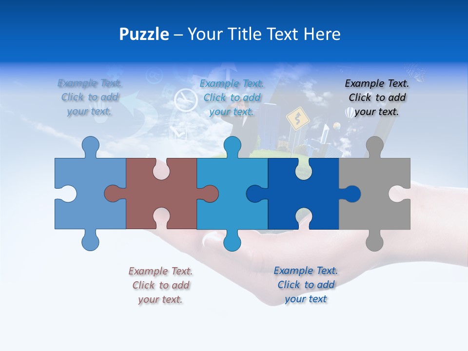 Wheel Indian Face PowerPoint Template