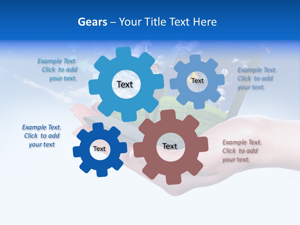 Wheel Indian Face PowerPoint Template