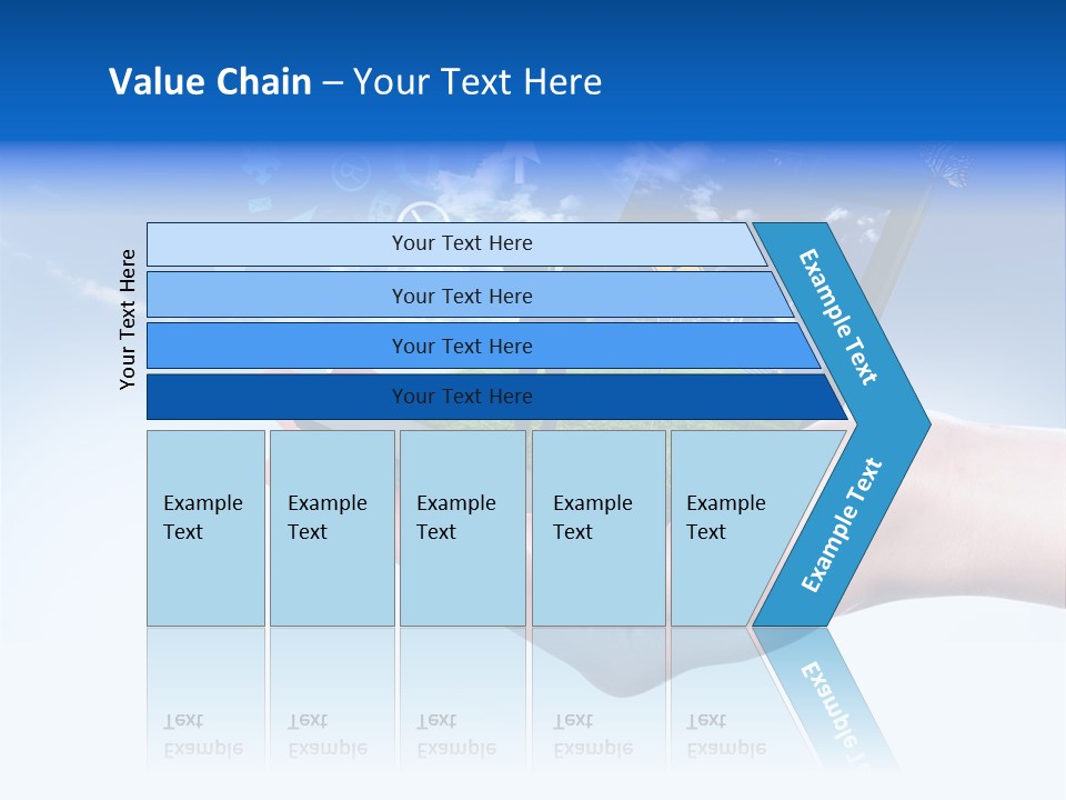 Wheel Indian Face PowerPoint Template