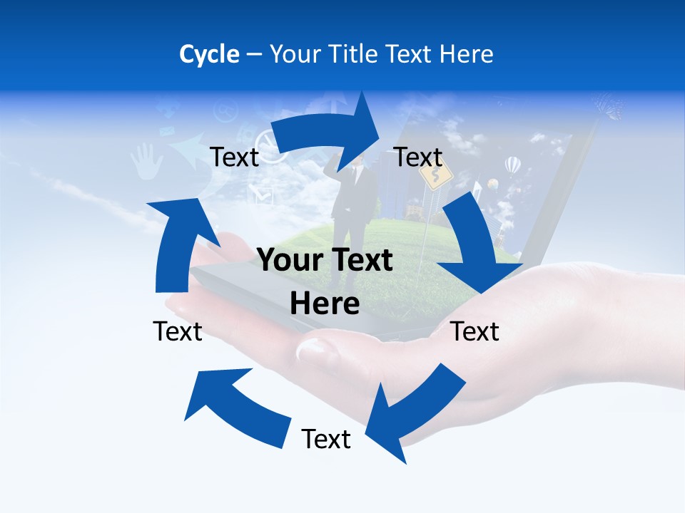 Wheel Indian Face PowerPoint Template