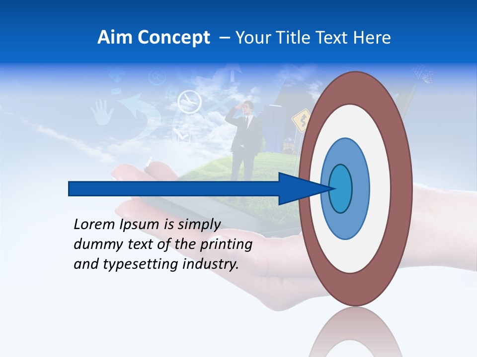 Wheel Indian Face PowerPoint Template