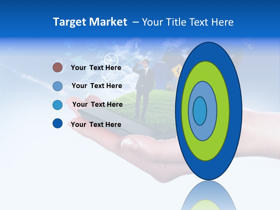 Wheel Indian Face PowerPoint Template