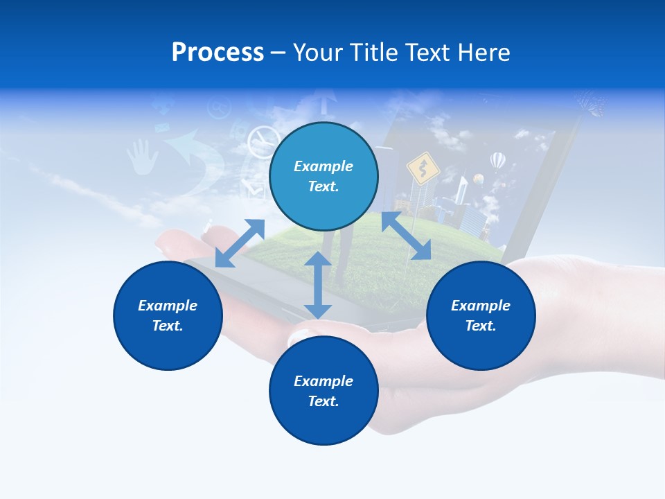 Wheel Indian Face PowerPoint Template
