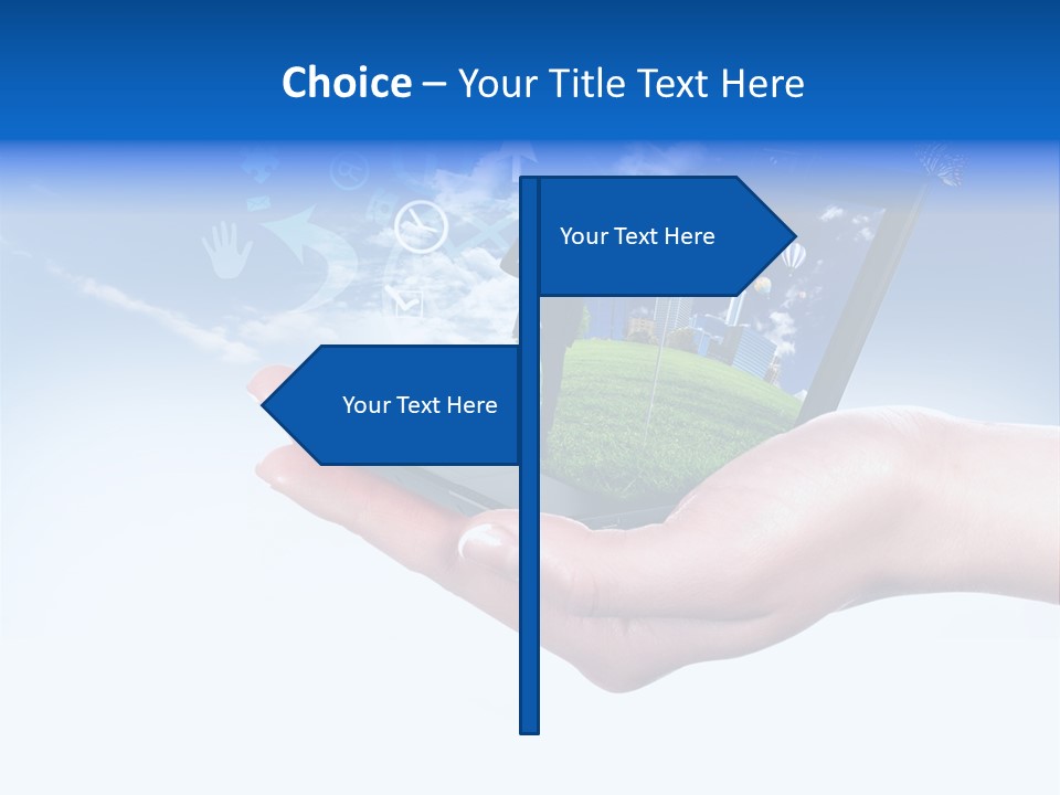 Wheel Indian Face PowerPoint Template