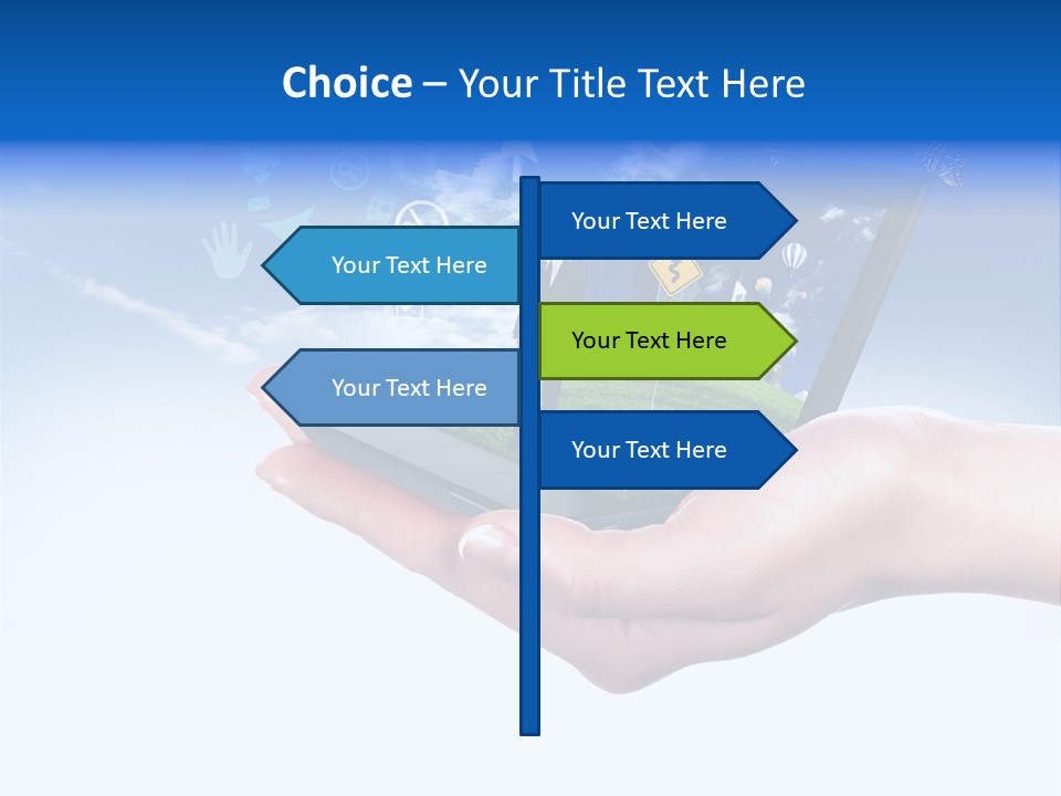Wheel Indian Face PowerPoint Template