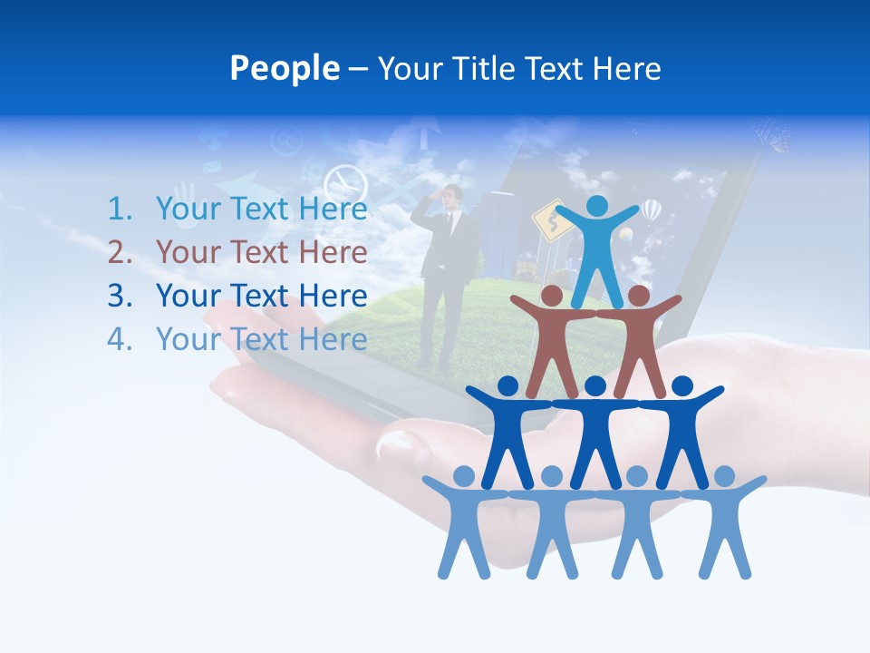 Wheel Indian Face PowerPoint Template