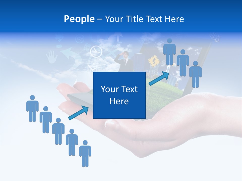 Wheel Indian Face PowerPoint Template