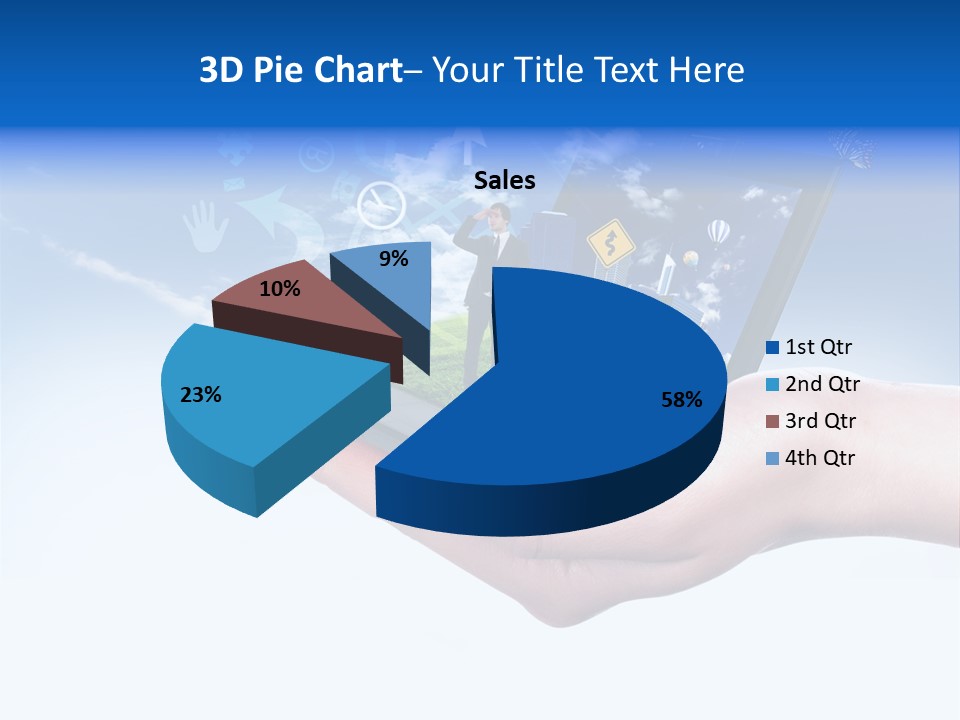 Wheel Indian Face PowerPoint Template