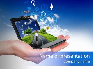 Gps Outdoors Middle Eastern PowerPoint Template