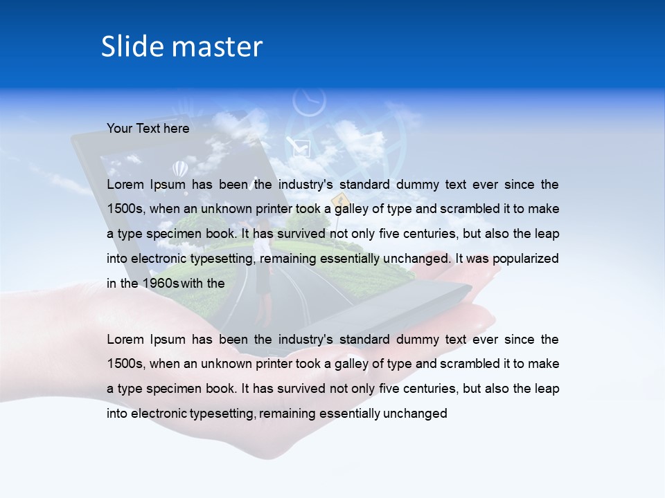 Gps Outdoors Middle Eastern PowerPoint Template