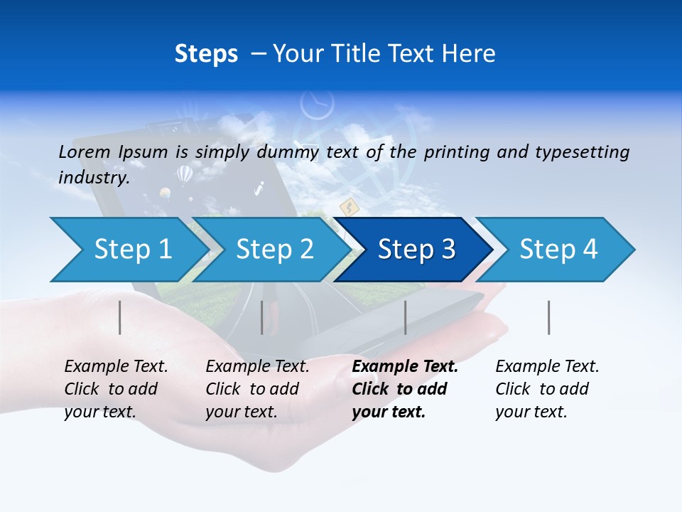 Gps Outdoors Middle Eastern PowerPoint Template