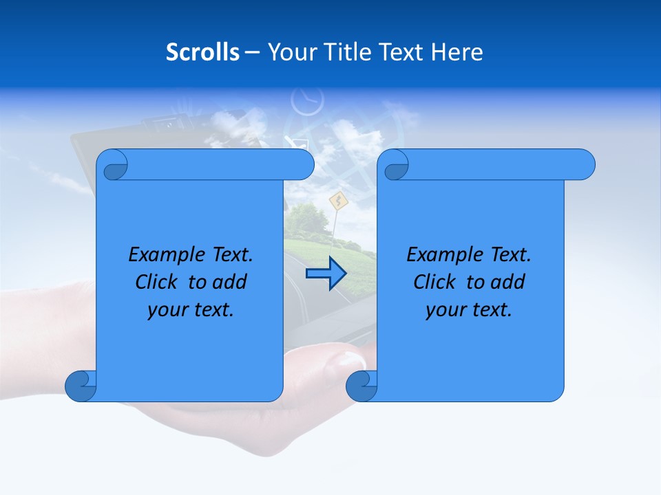 Gps Outdoors Middle Eastern PowerPoint Template