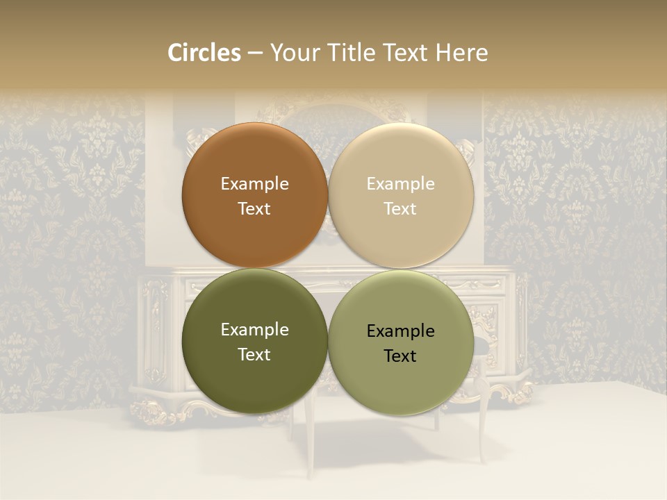 Dressing Frame Decor PowerPoint Template