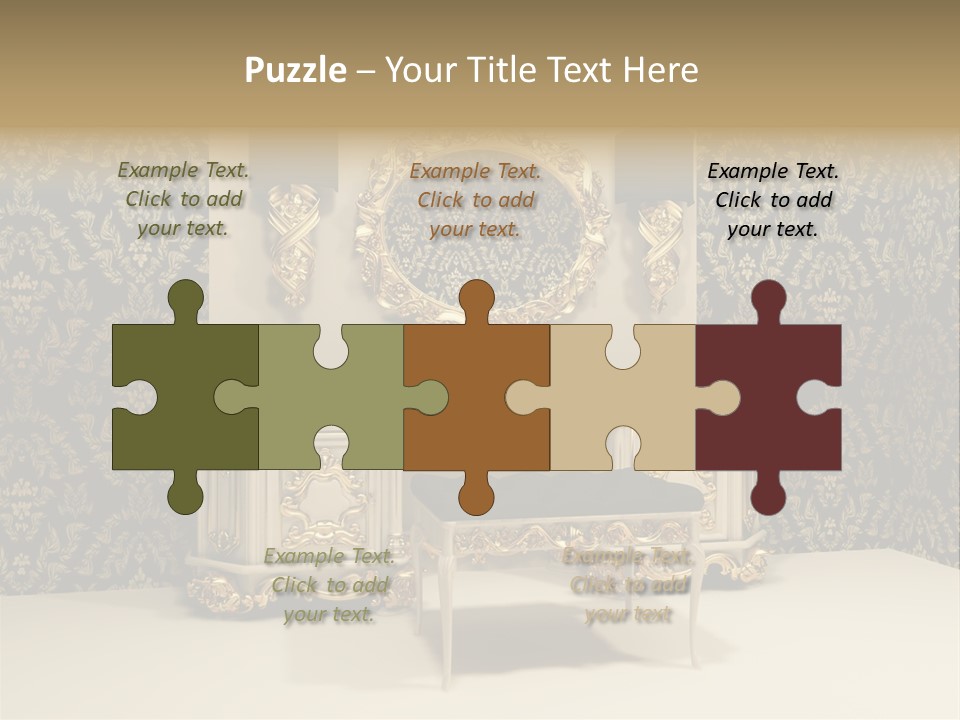 Dressing Frame Decor PowerPoint Template