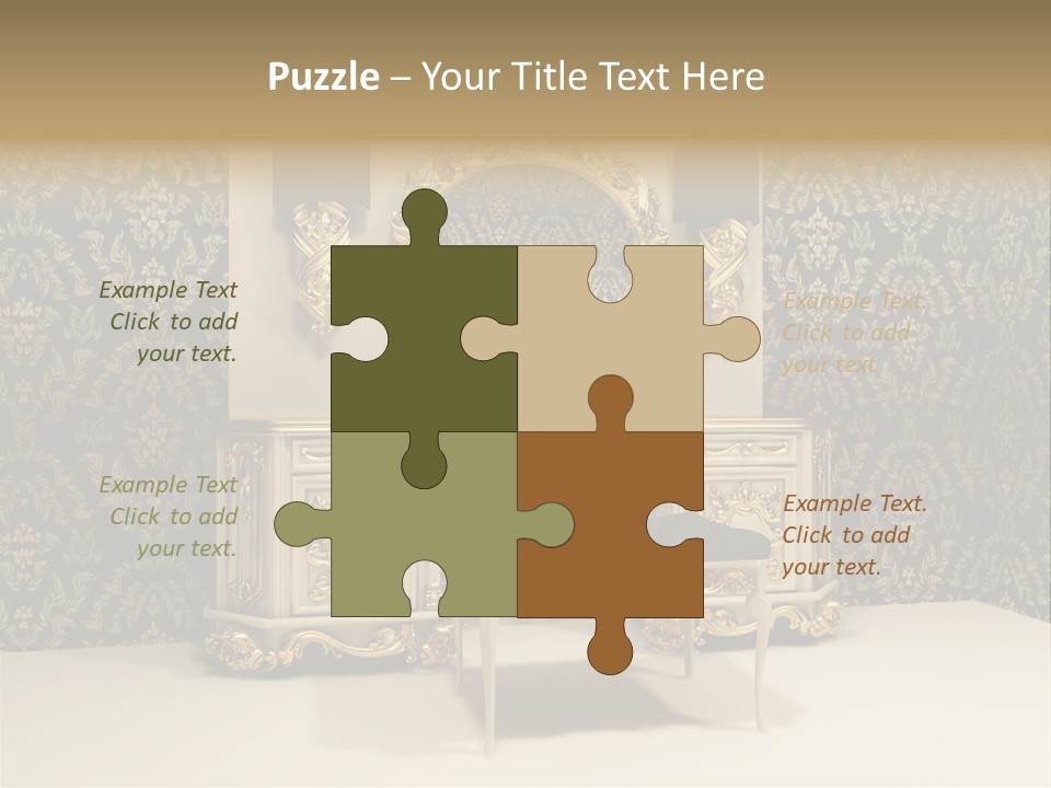 Dressing Frame Decor PowerPoint Template