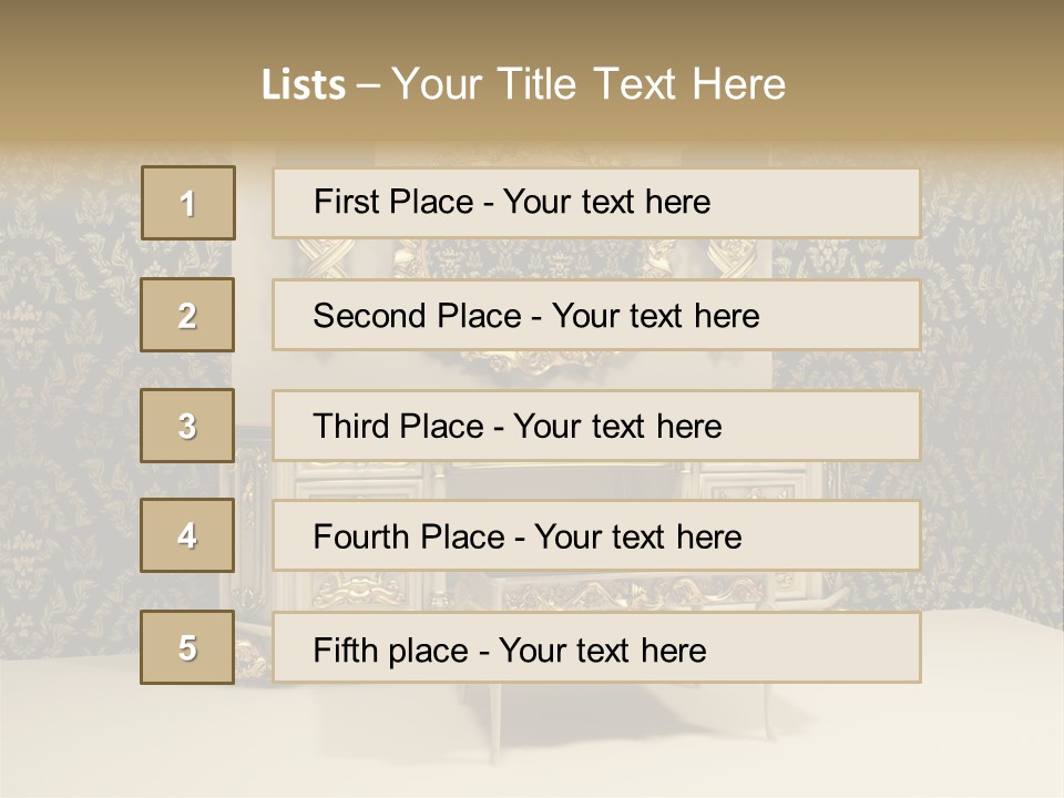 Dressing Frame Decor PowerPoint Template