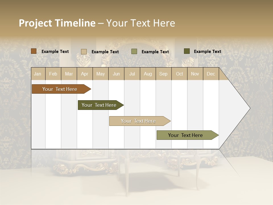 Dressing Frame Decor PowerPoint Template