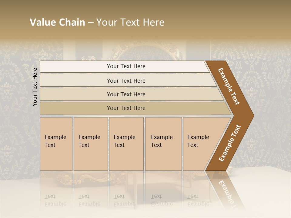 Dressing Frame Decor PowerPoint Template