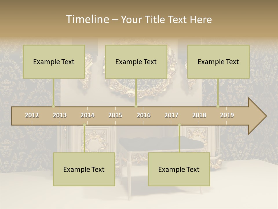 Dressing Frame Decor PowerPoint Template